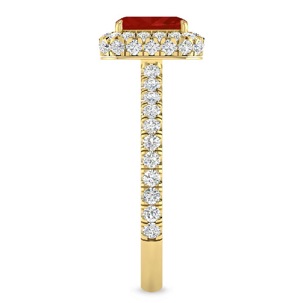 Yellow Gold - Ruby
