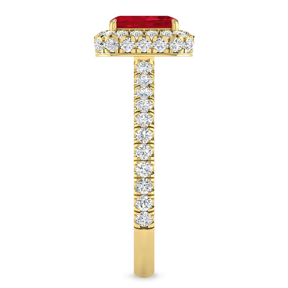 Yellow Gold - Ruby