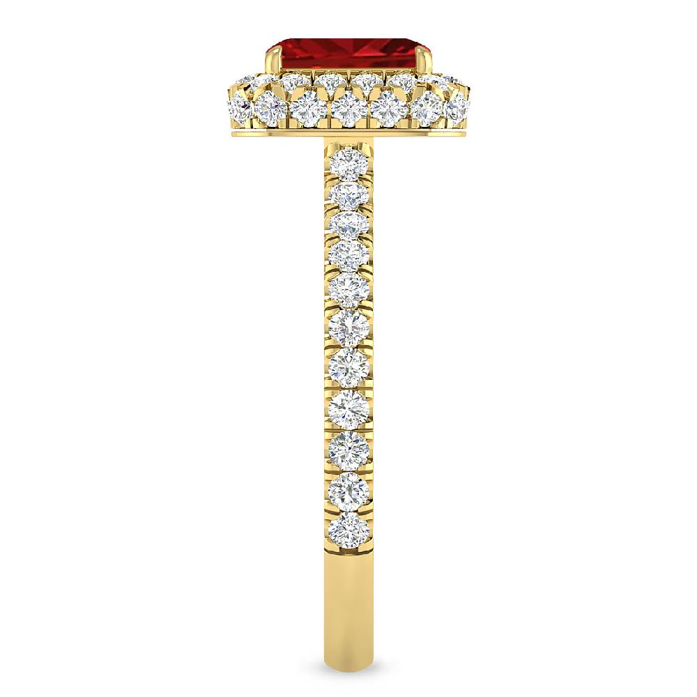 Yellow Gold - Ruby