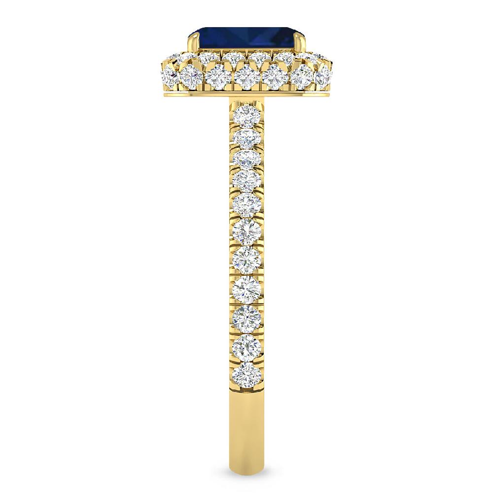 Yellow Gold - Sapphire