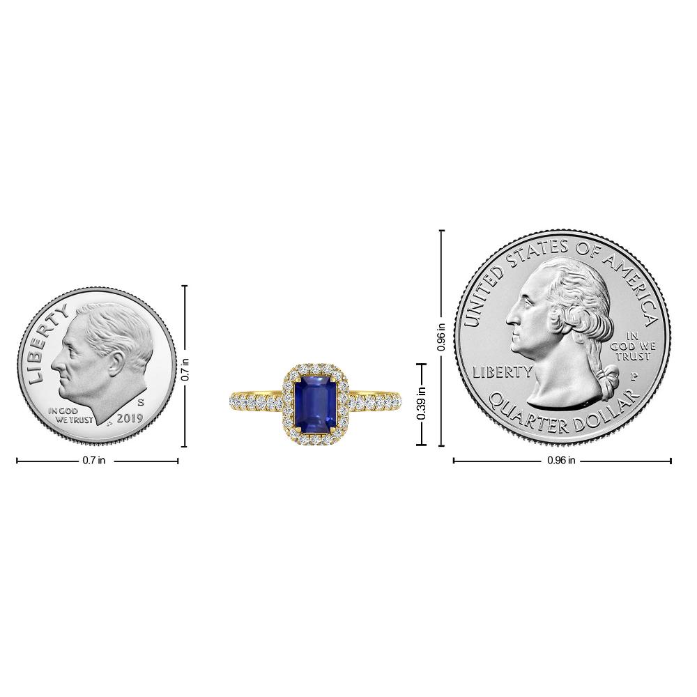 Yellow Gold - Sapphire
