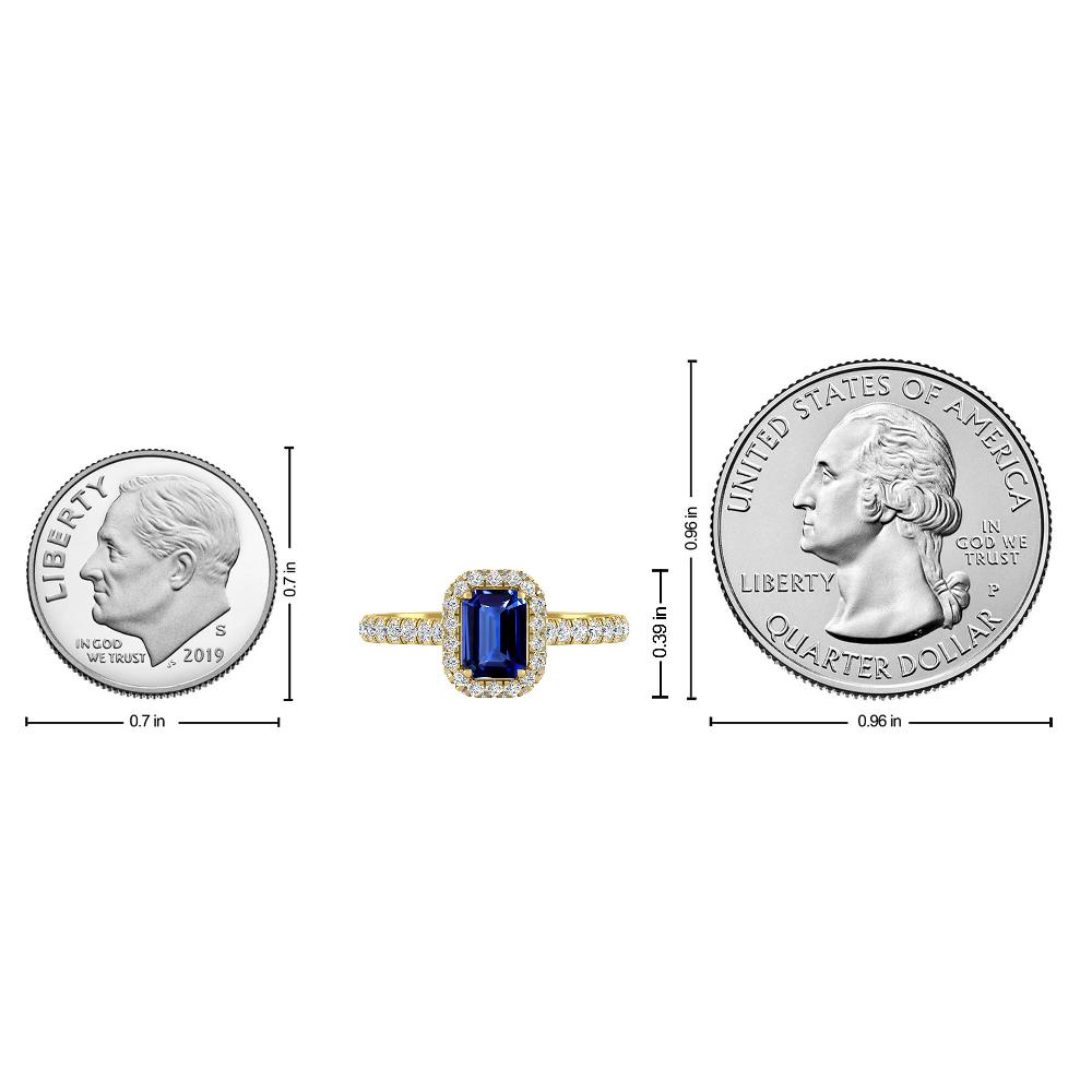Yellow Gold - Sapphire