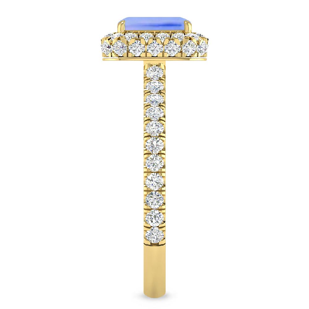 Yellow Gold - Tanzanite