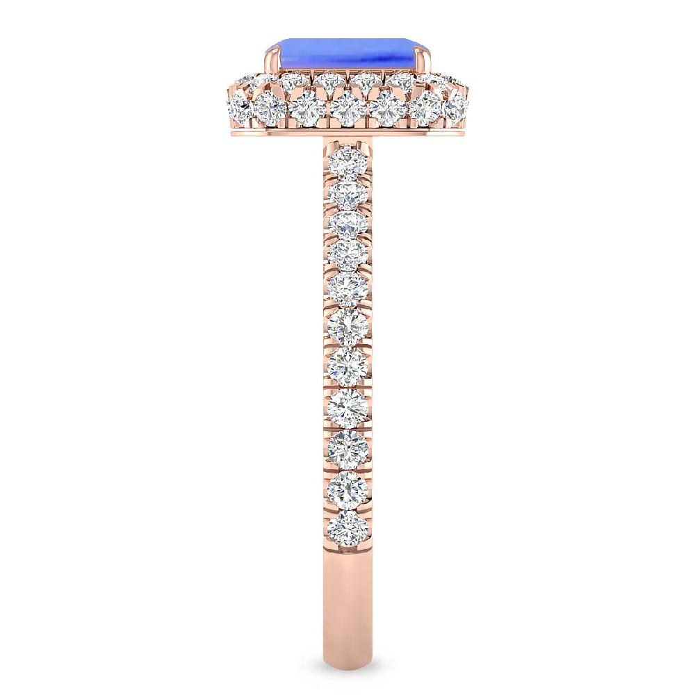 Rose Gold - Tanzanite