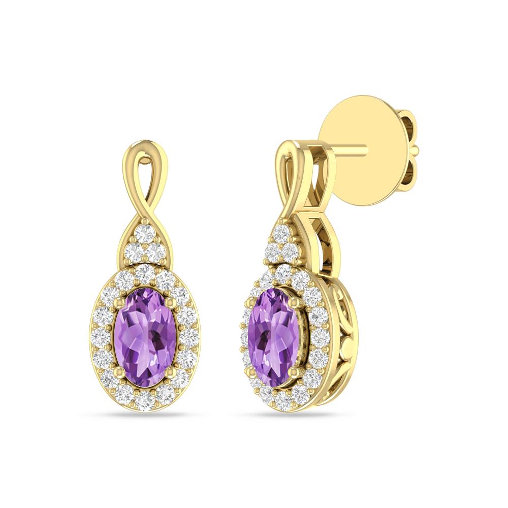 Yellow Gold - Amethyst