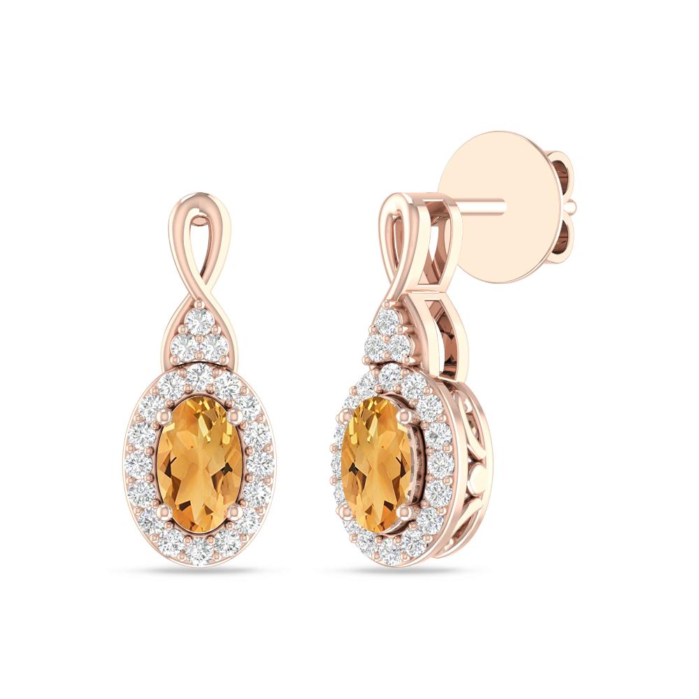 Rose Gold - Citrine