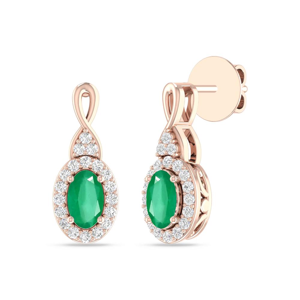 Rose Gold - Emerald