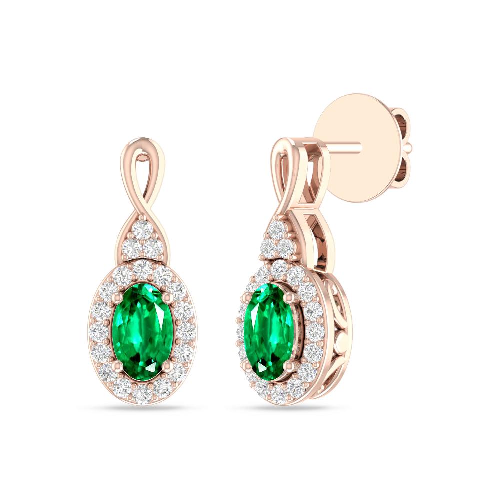 Rose Gold - Emerald