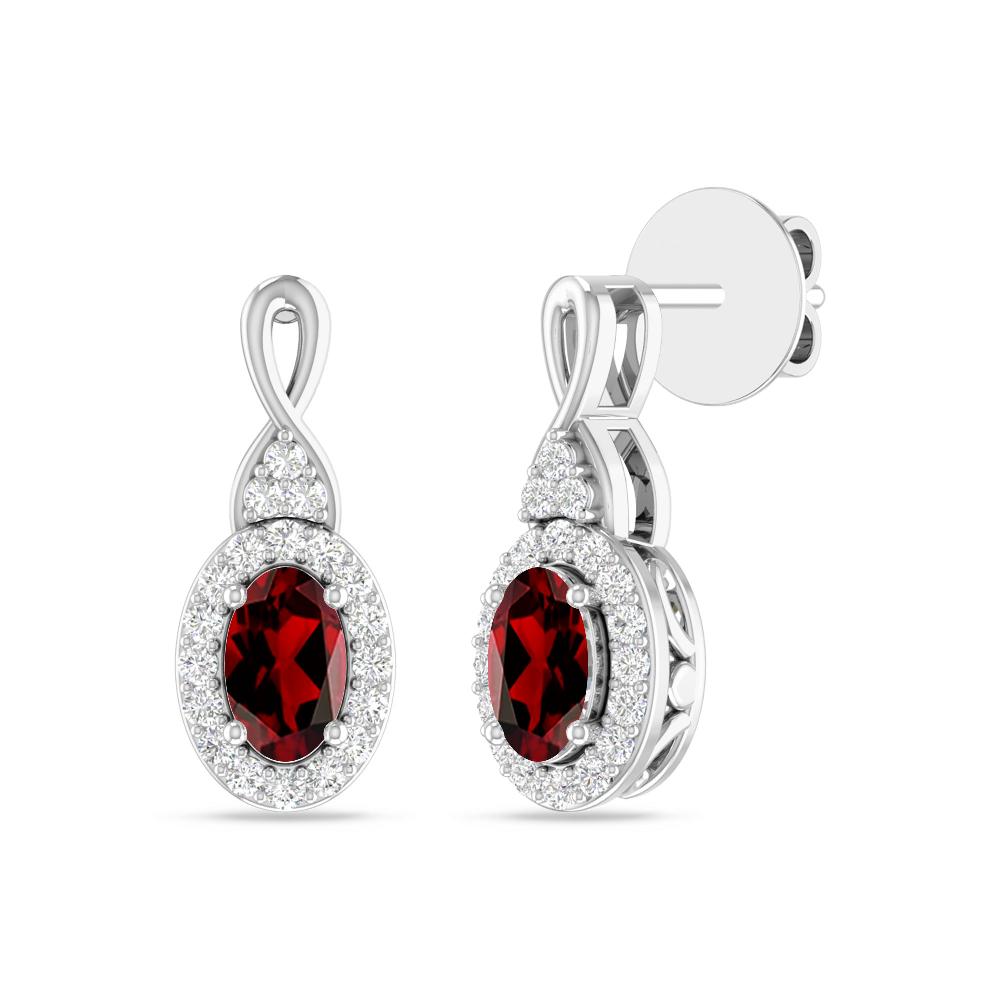 White Gold - Garnet