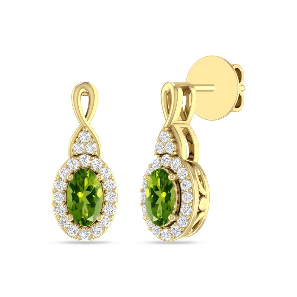 Yellow Gold - Peridot