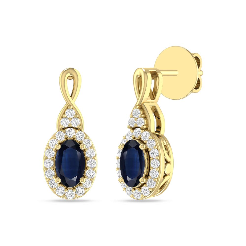 Yellow Gold - Sapphire