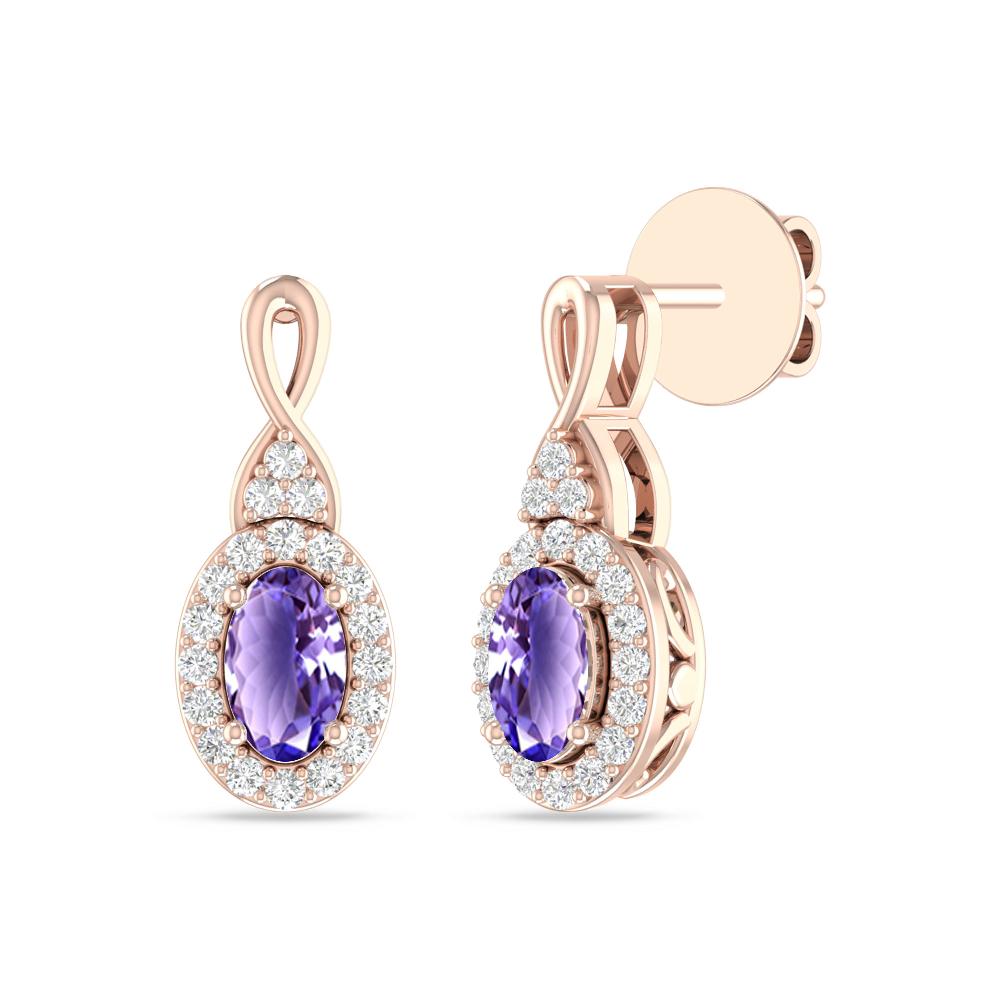 Rose Gold - Tanzanite