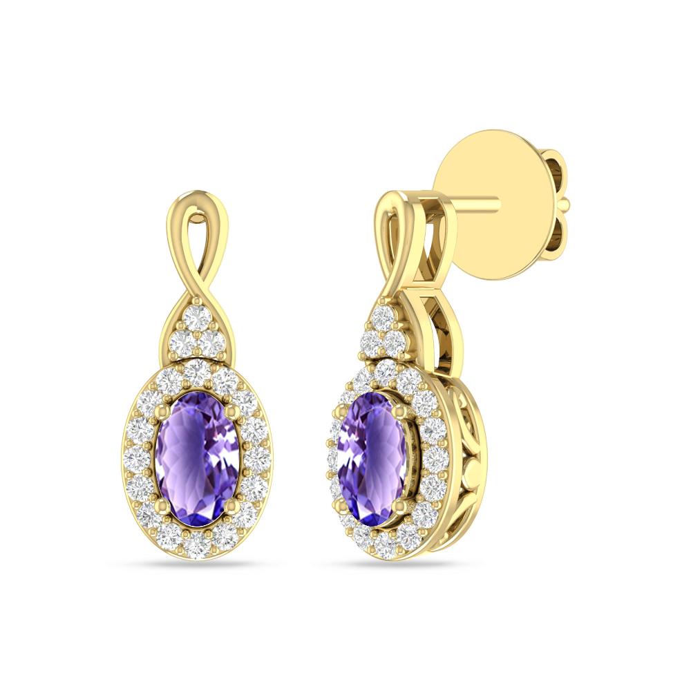Yellow Gold - Tanzanite