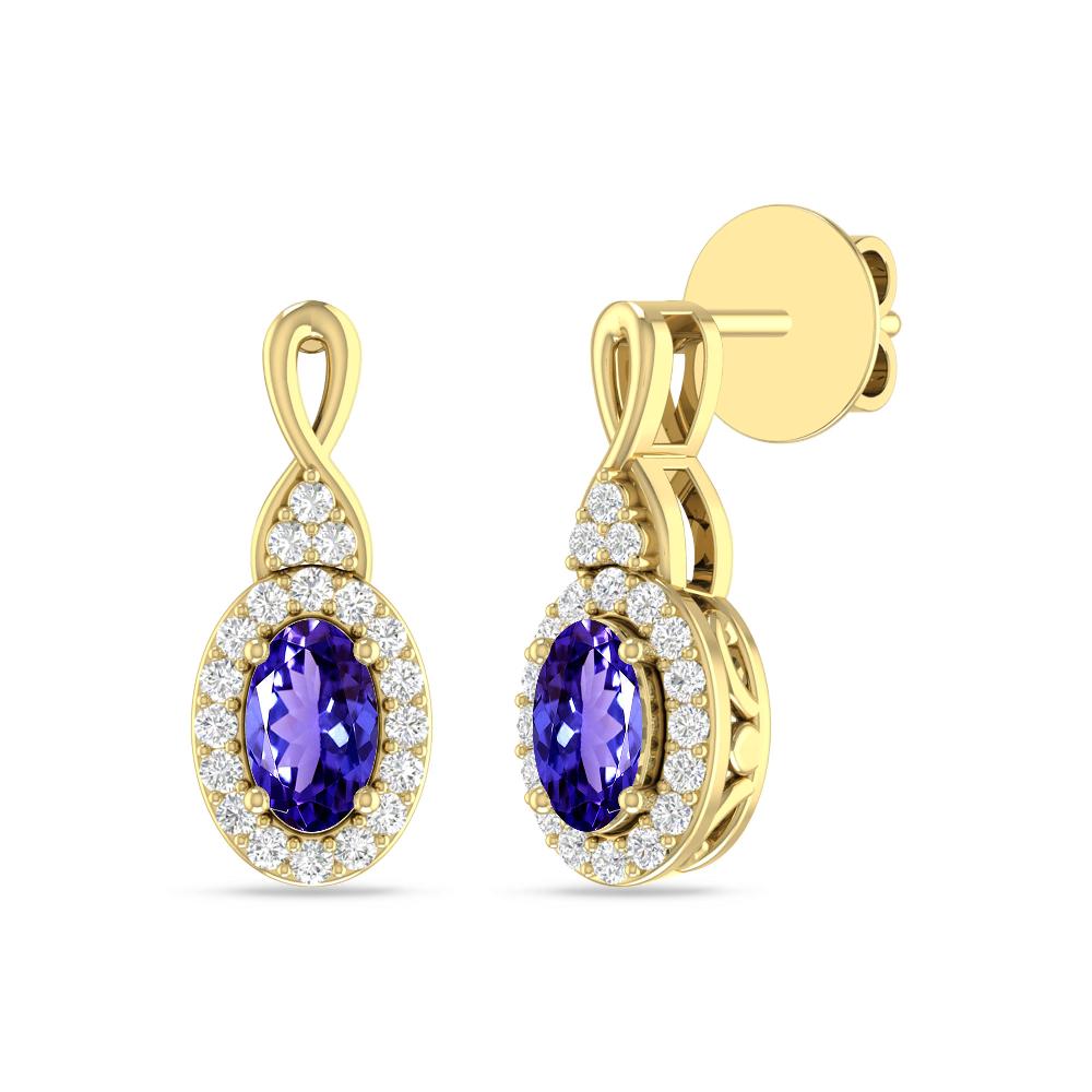 Yellow Gold - Tanzanite