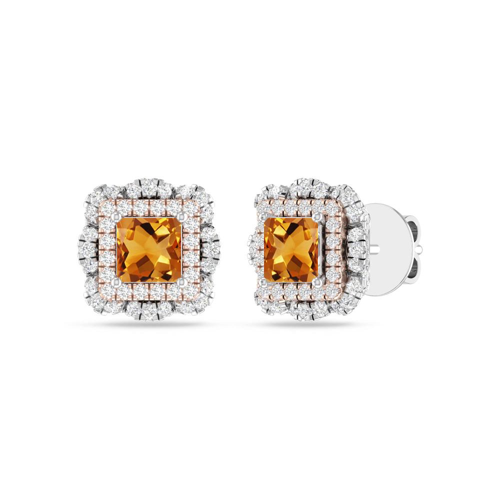 White Gold/Rose - Citrine