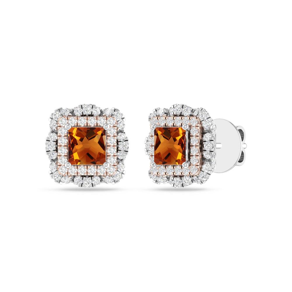 White Gold/Rose - Citrine