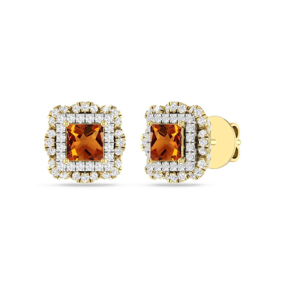 Yellow Gold/White - Citrine