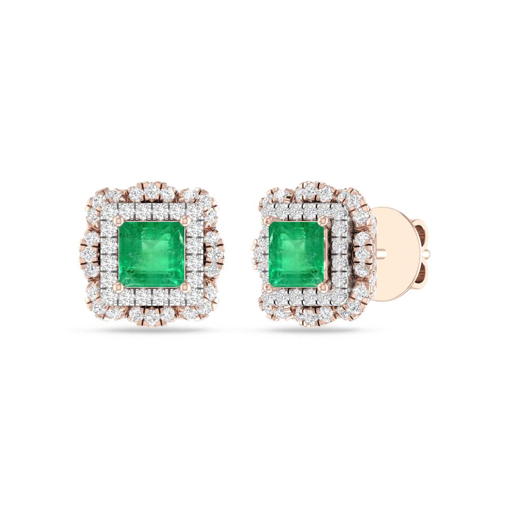 Rose Gold/White - Emerald