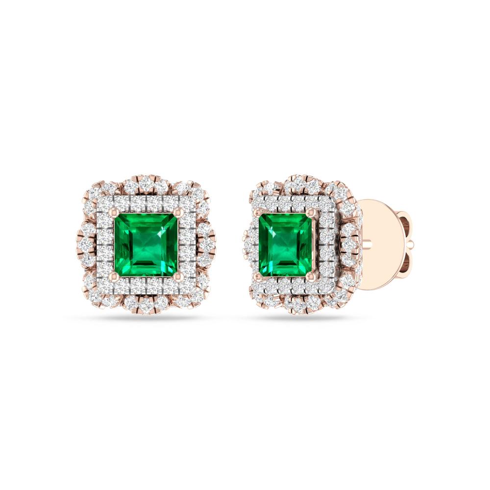 Rose Gold/White - Emerald
