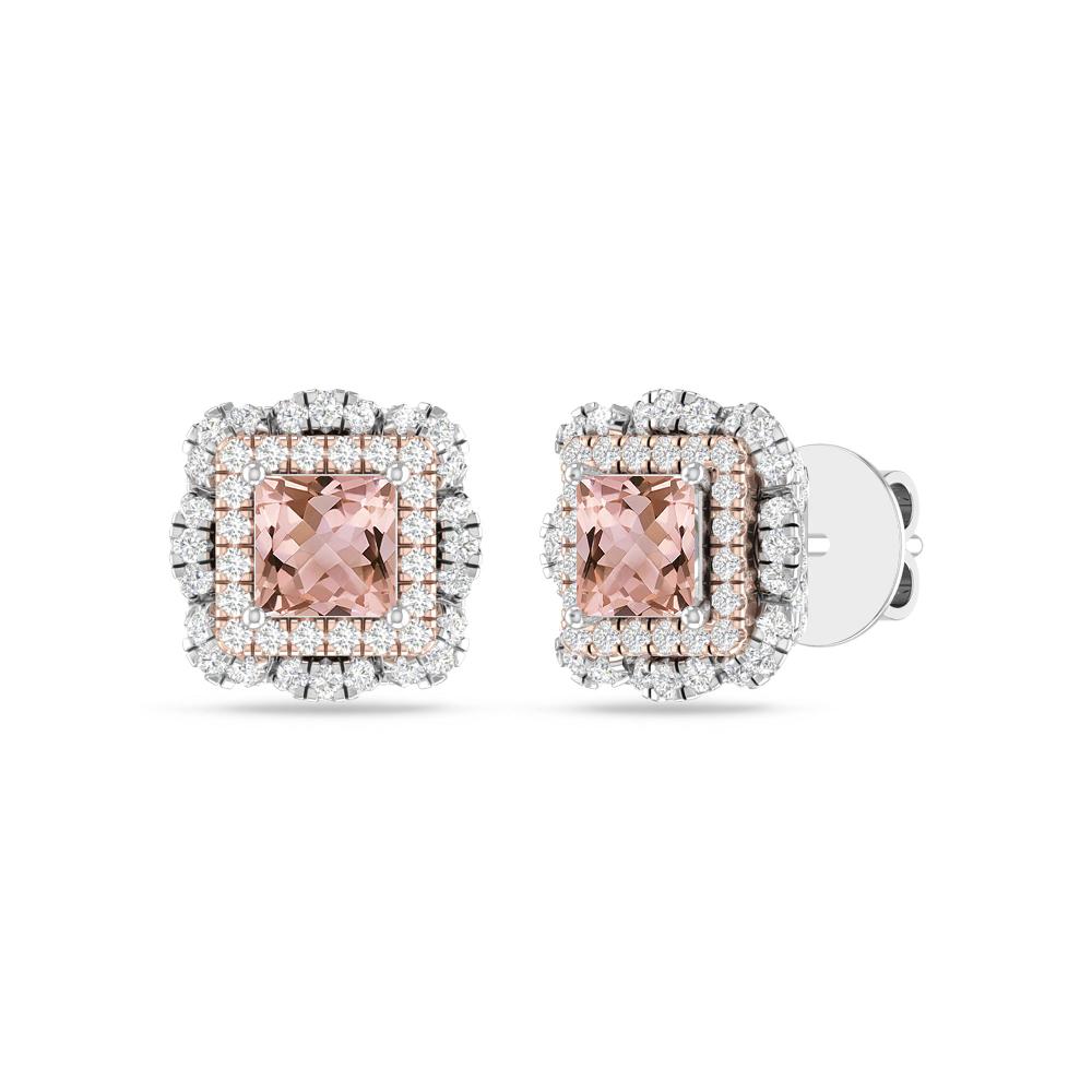 White Gold/Rose - Morganite