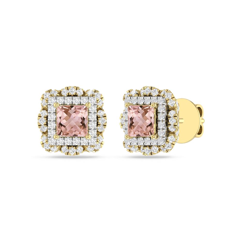 Yellow Gold/White - Morganite