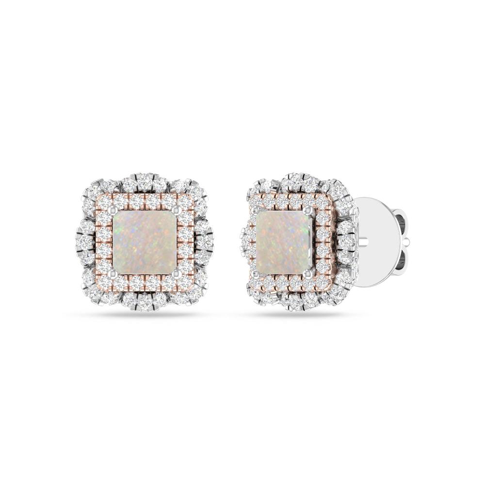 White Gold/Rose - Opal