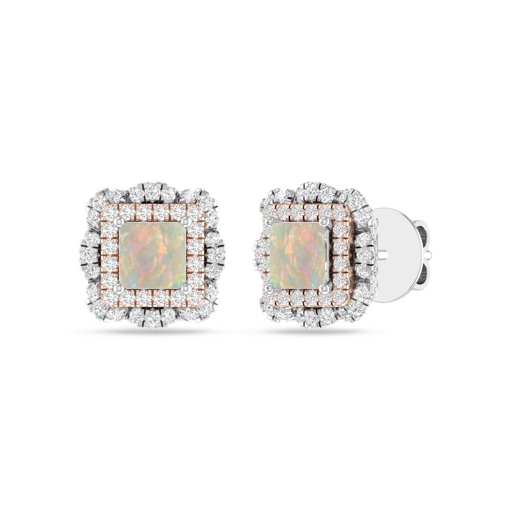 White Gold/Rose - Opal