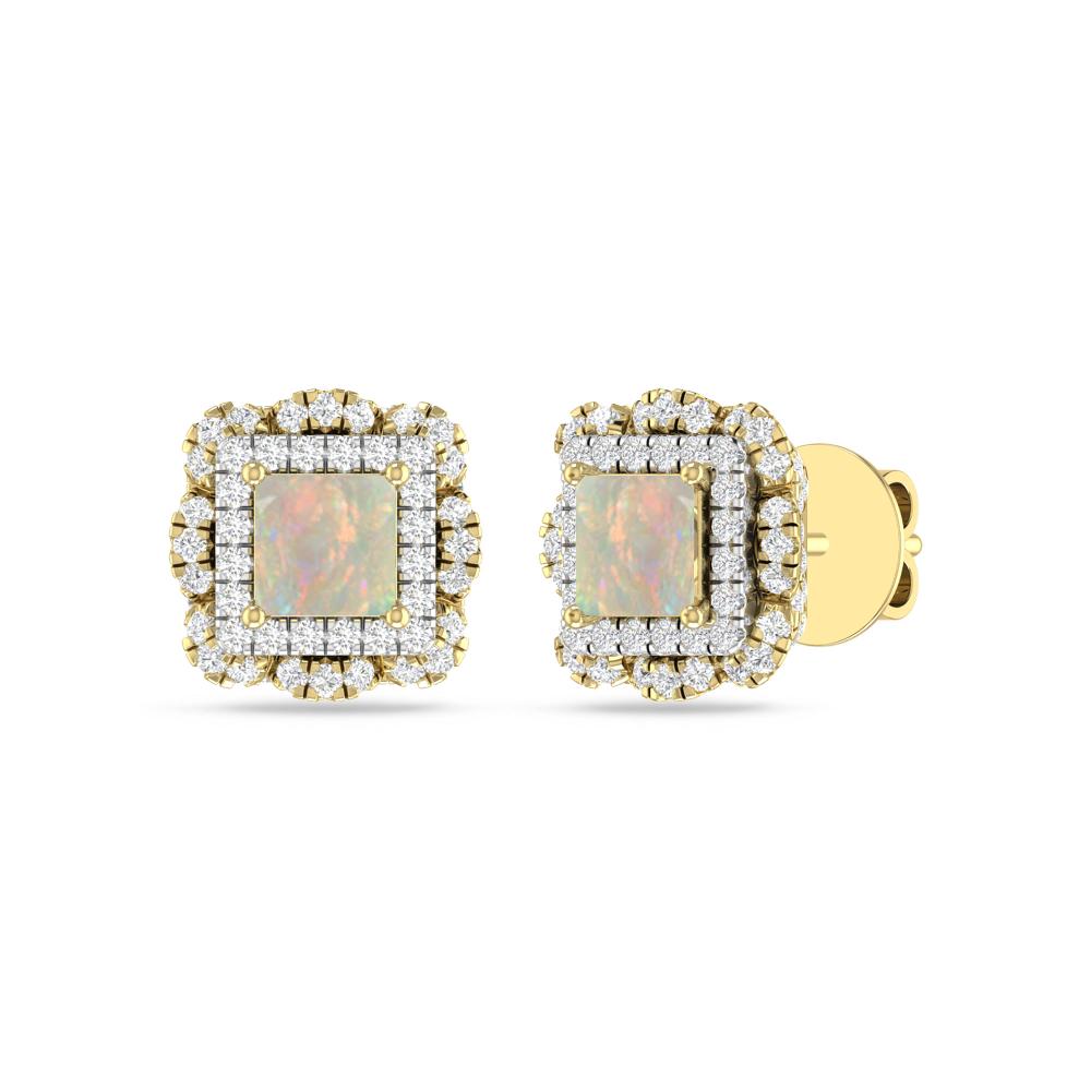 Yellow Gold/White - Opal