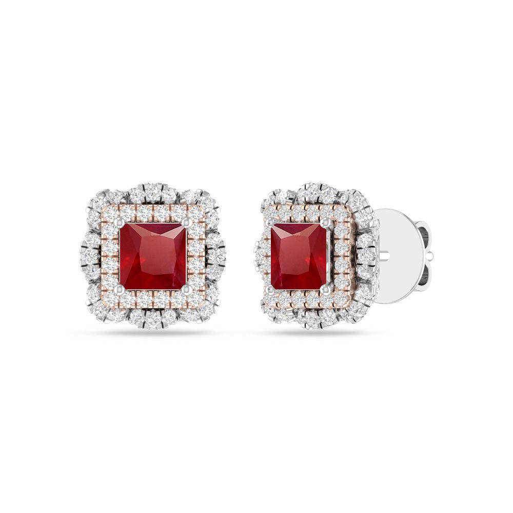 White Gold/Rose - Ruby