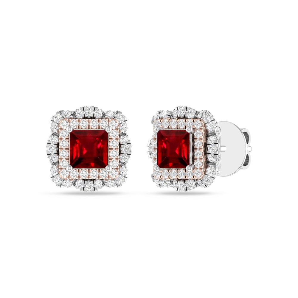 White Gold/Rose - Ruby