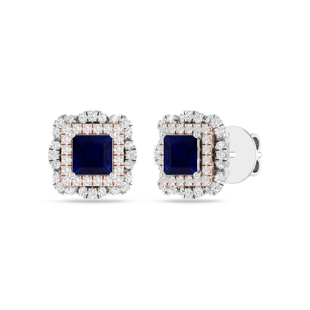 White Gold/Rose - Sapphire