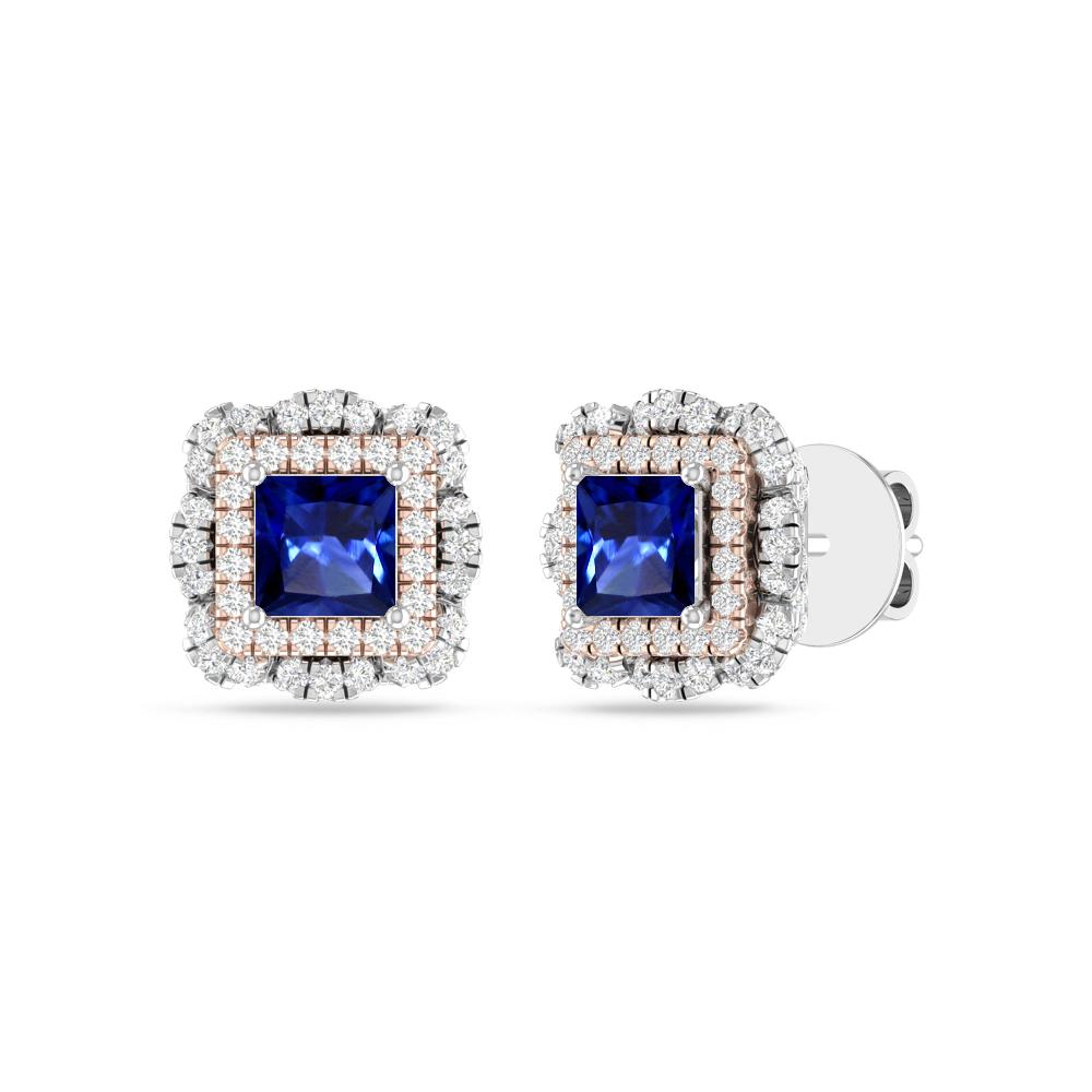 White Gold/Rose - Sapphire