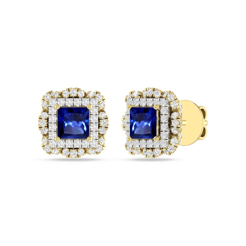 Yellow Gold/White - Sapphire