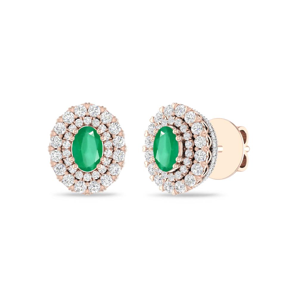 Rose Gold/White - Emerald