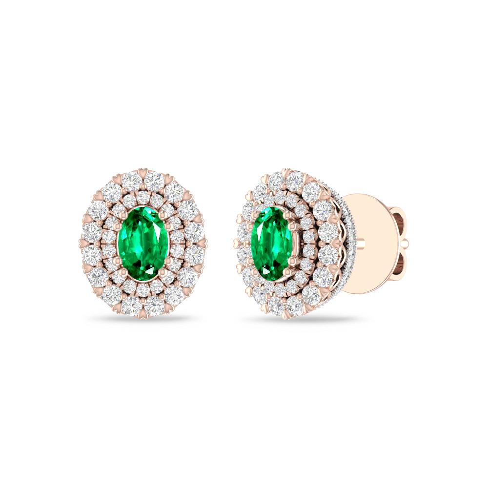 Rose Gold/White - Emerald