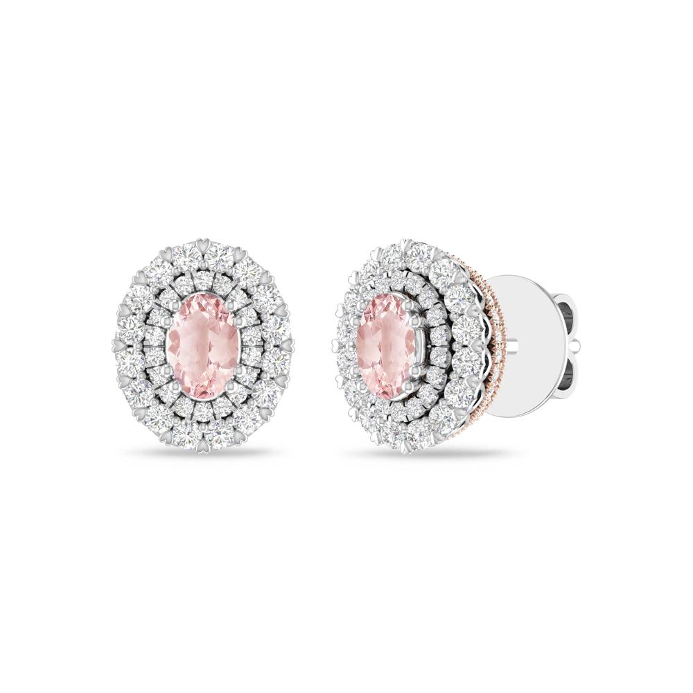 White Gold/Rose - Morganite