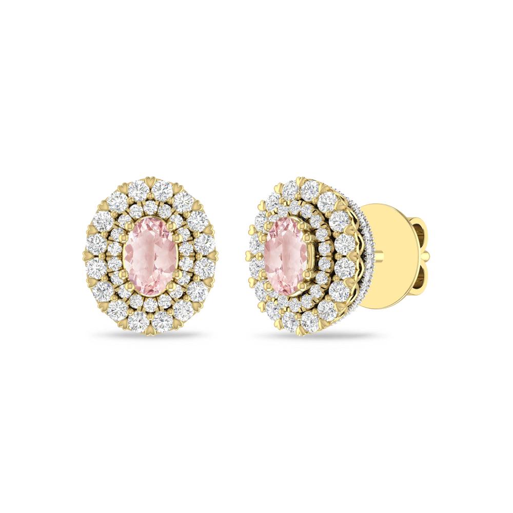 Yellow Gold/White - Morganite