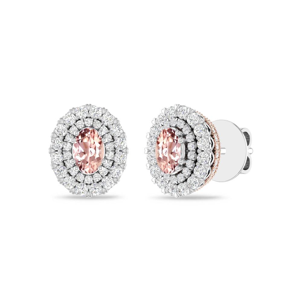 White Gold/Rose - Morganite