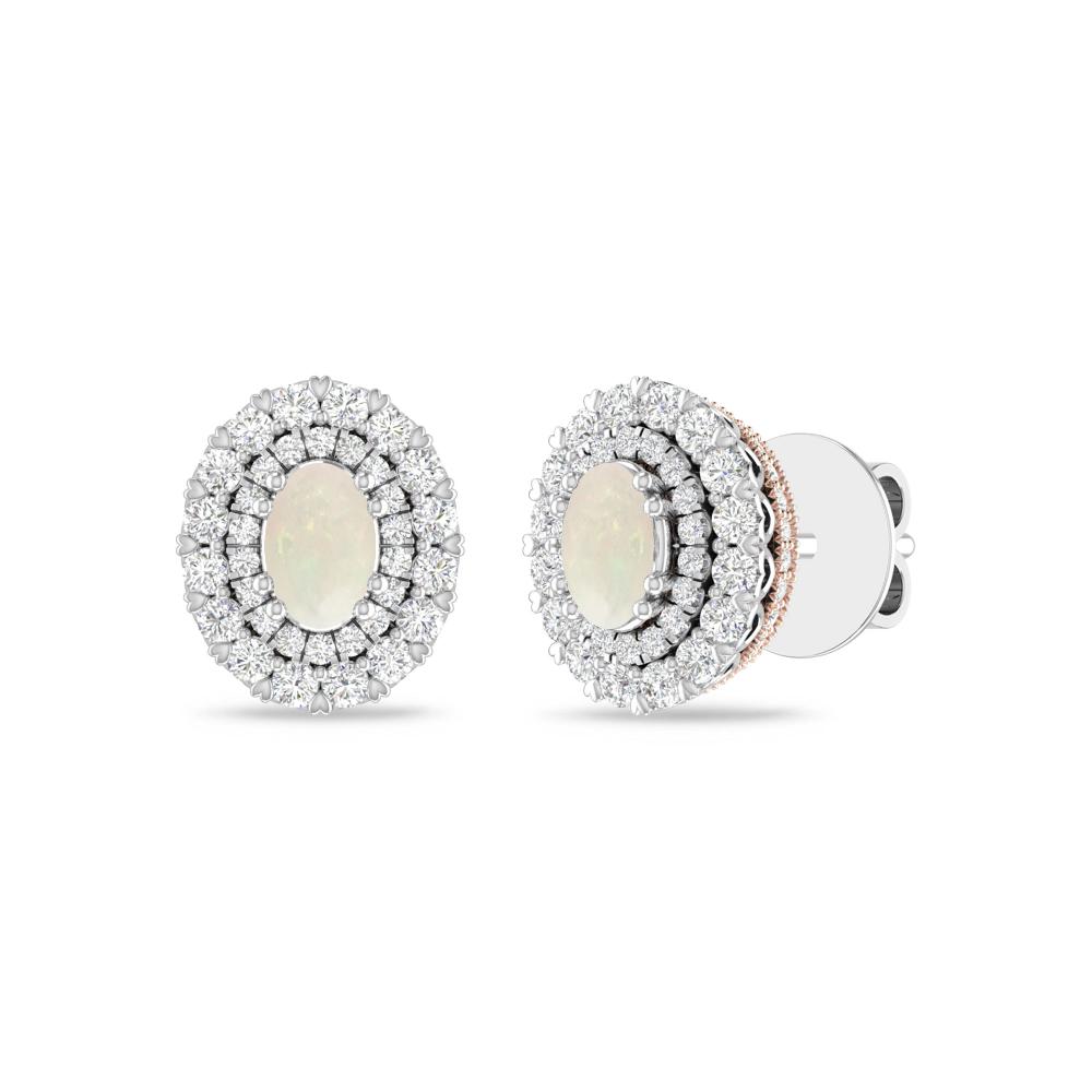 White Gold/Rose - Opal