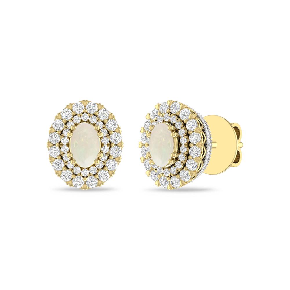 Yellow Gold/White - Opal