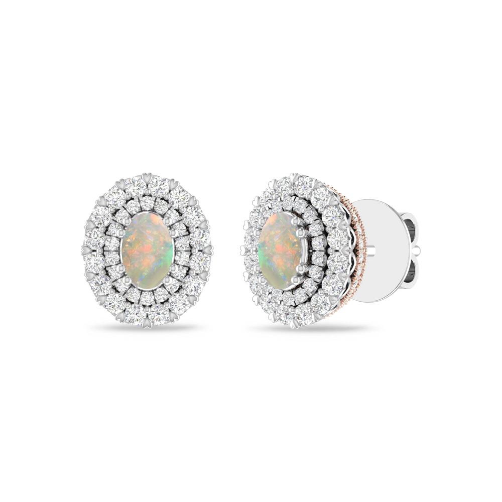 White Gold/Rose - Opal