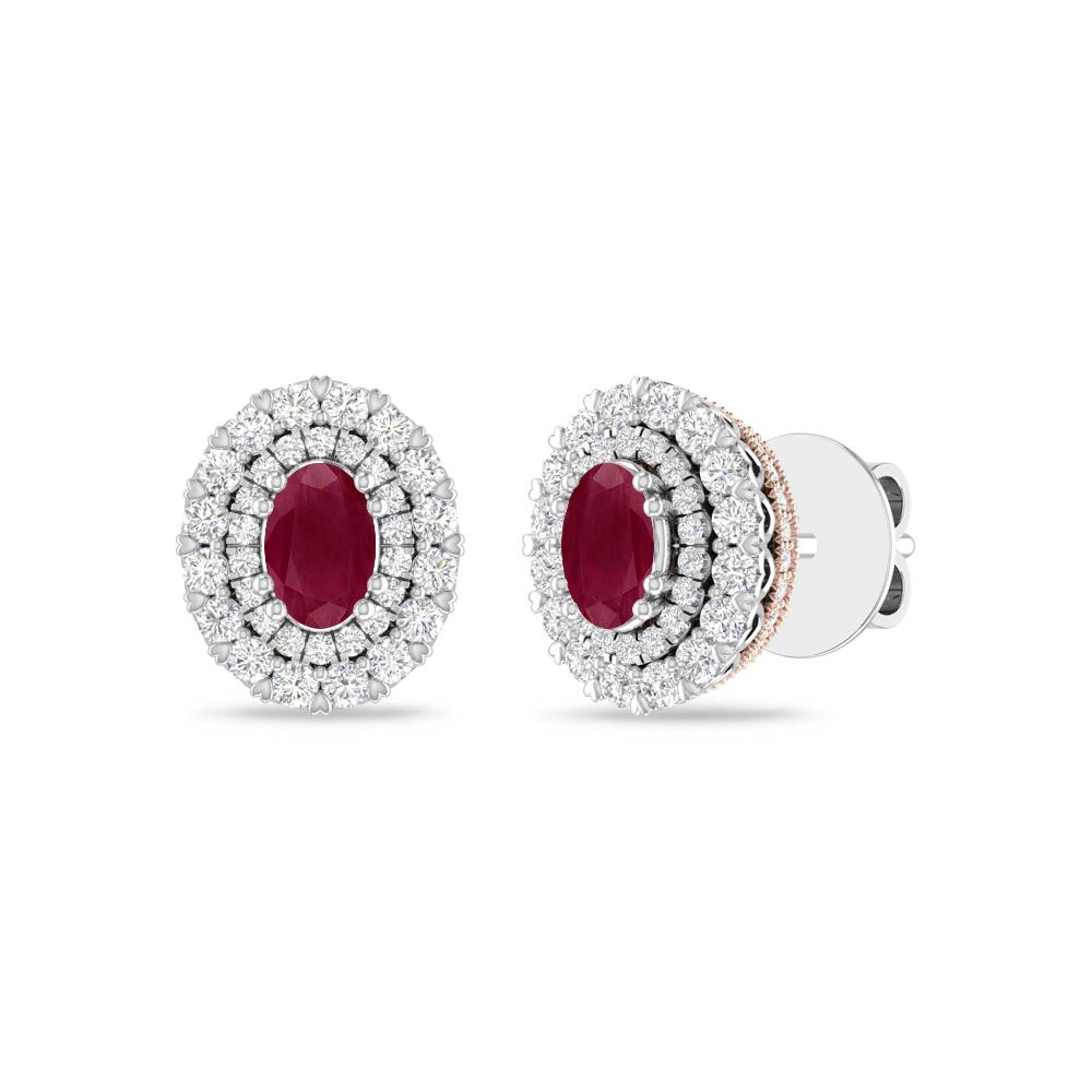 White Gold/Rose - Ruby