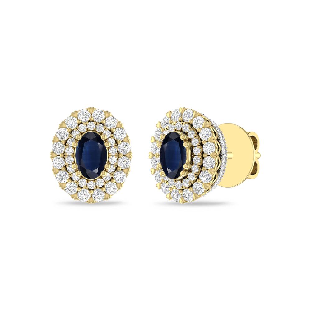 Yellow Gold/White - Sapphire