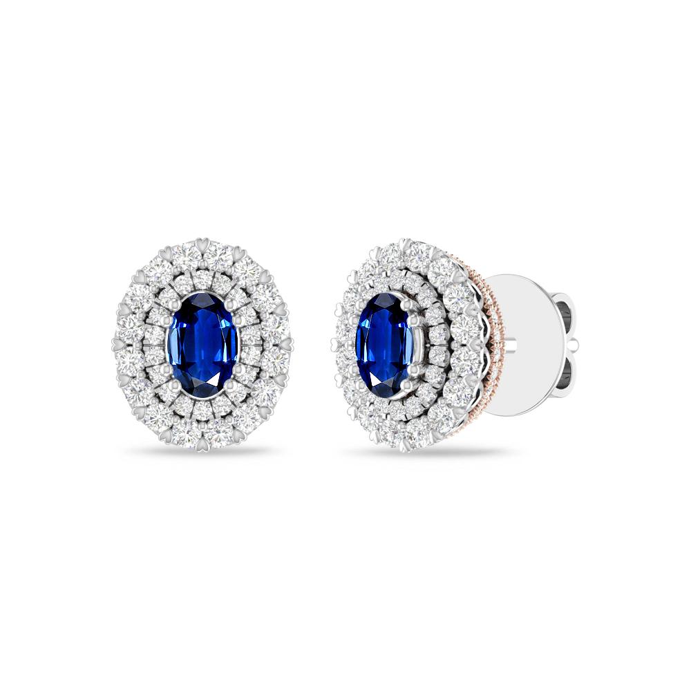 White Gold/Rose - Sapphire