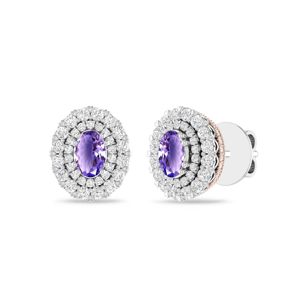White Gold/Rose - Tanzanite