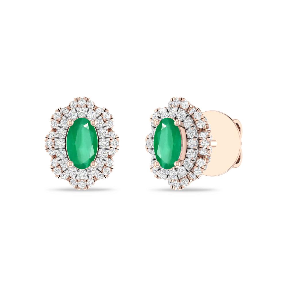 Rose Gold/White - Emerald