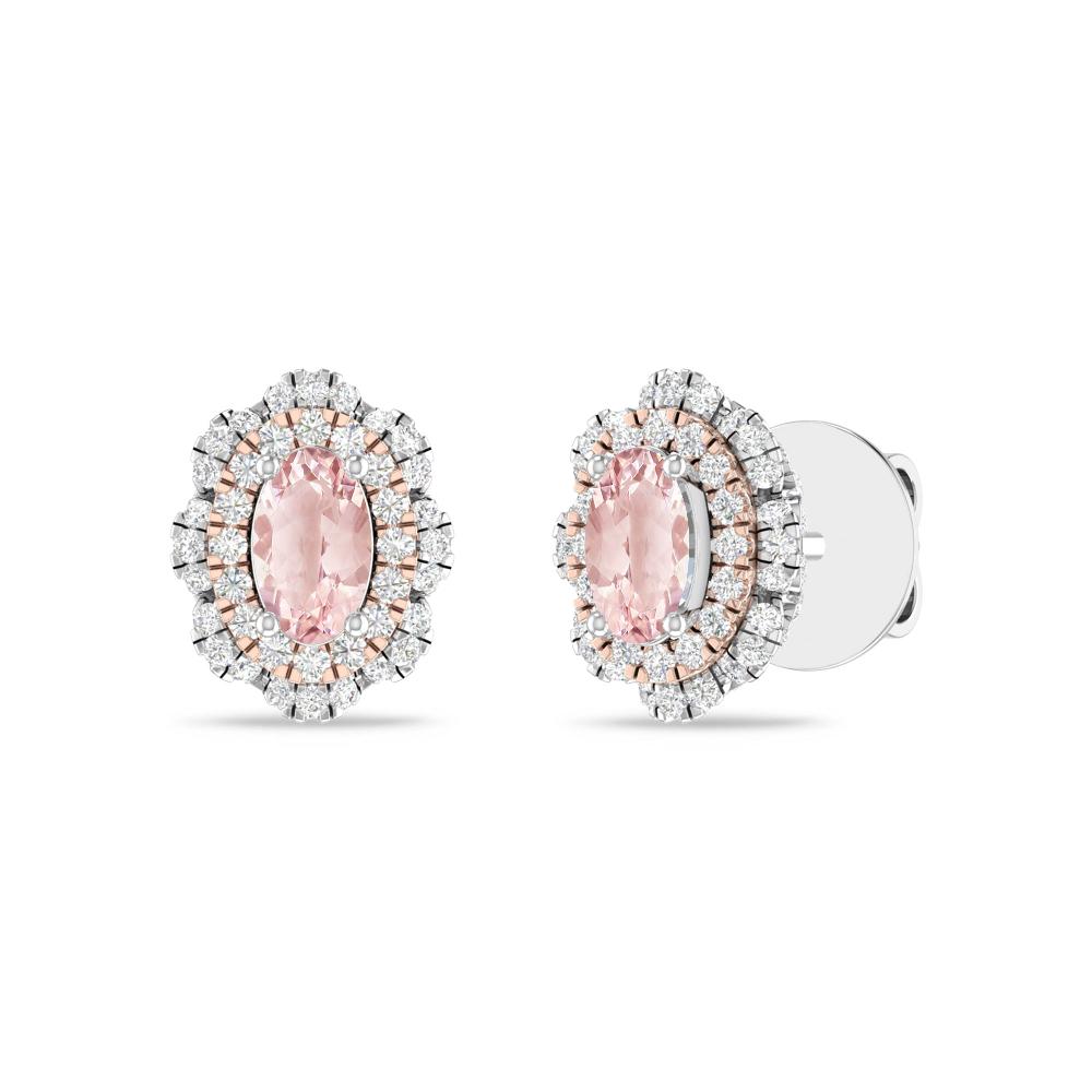 White Gold/Rose - Morganite