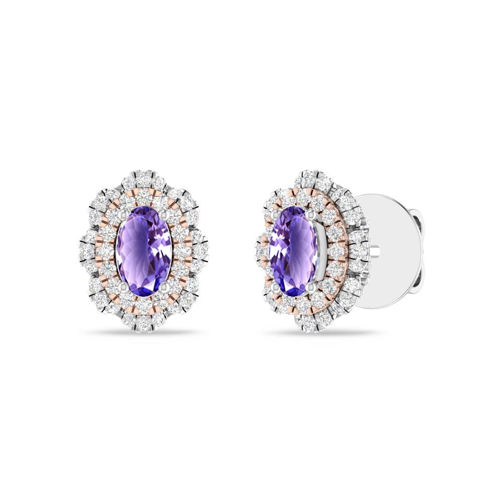 White Gold/Rose - Tanzanite