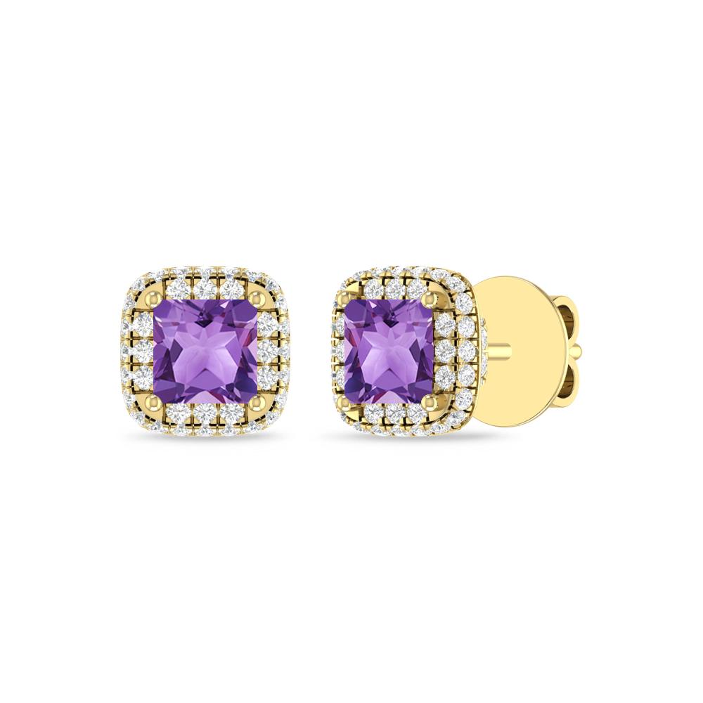 Yellow Gold - Amethyst