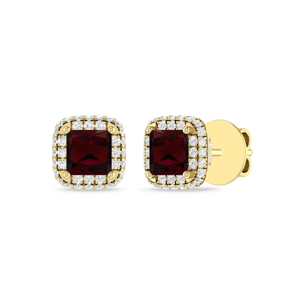 Yellow Gold - Garnet